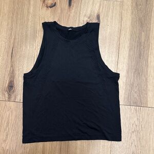 Black Sleeveless Tank Top lululemon 6